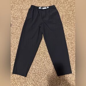 Stoic Women’s Nylon Black Hiking Pants Size Small Belted Adjustable Waist